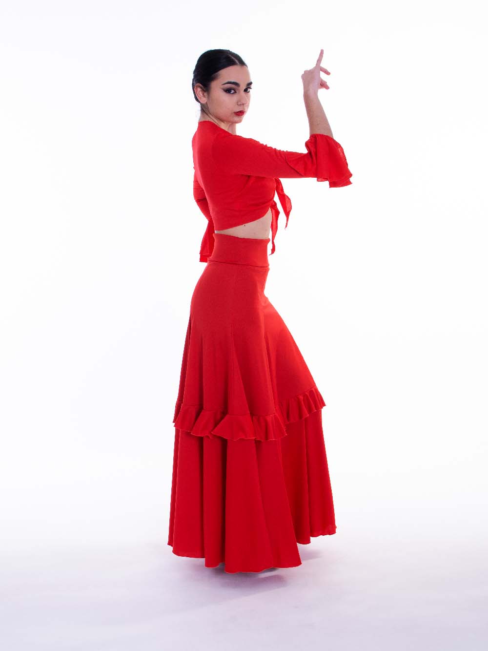 El Flamenco Vive  Faldas de baile flamenco para ensayo y escena